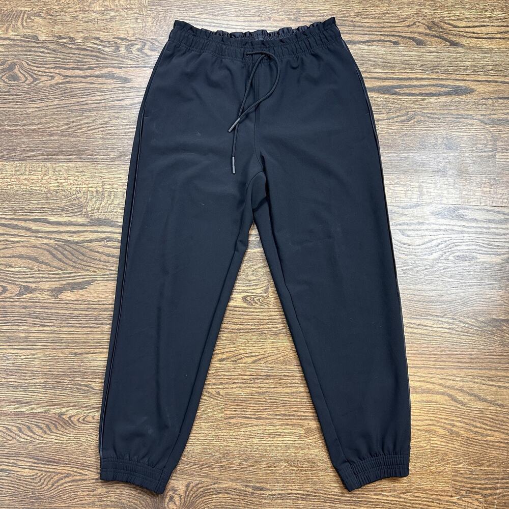 Athleta Pants Womens‎ 4 Black Jogger Elastic Waist Zip Pocket Athletic